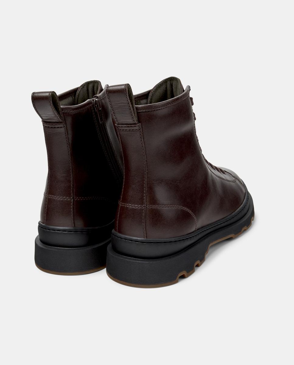 Botins de Pele Brutus+ Castanho-3