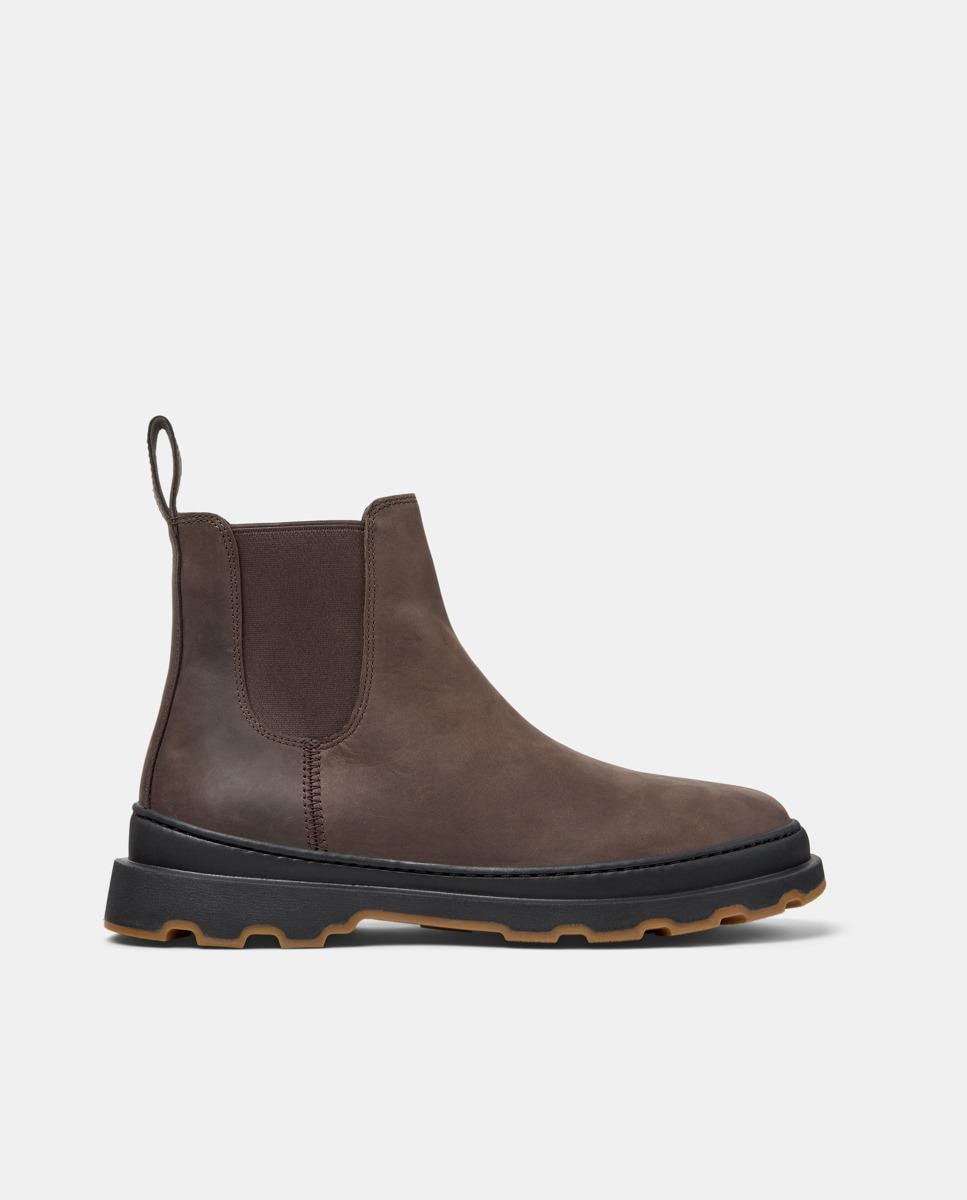 Botins de Pele Brutus+ Castanho-1