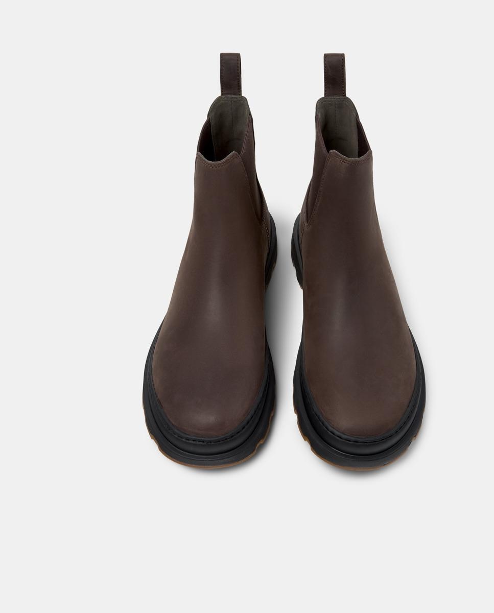 Botins de Pele Brutus+ Castanho-2