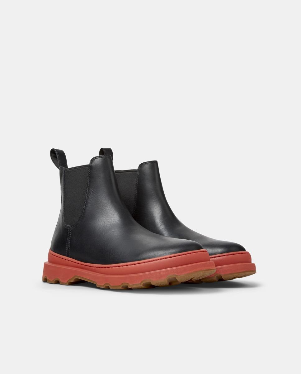 Botins de Pele Brutus+ Castanho-5