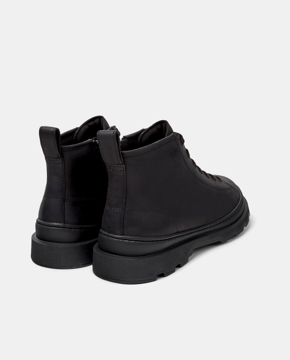 Botins de Pele Brutus+ Preto-3