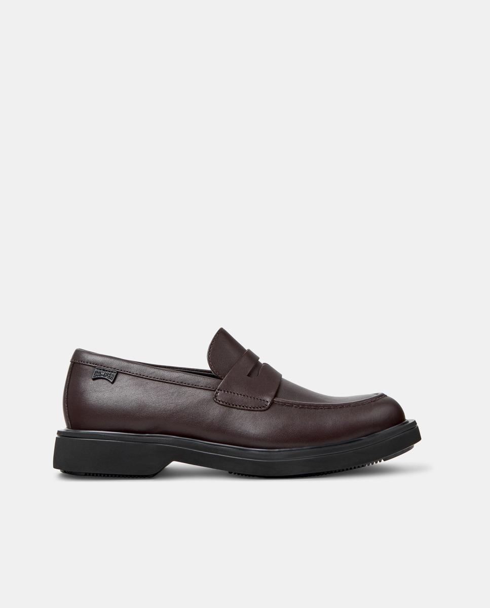 Mocassins Norman de Pele Castanho-1