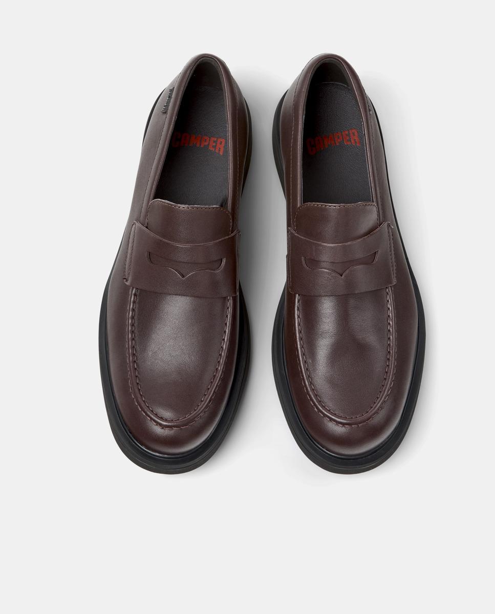 Mocassins Norman de Pele Castanho-2