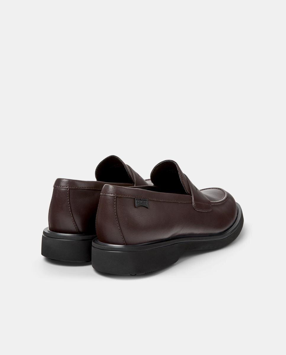 Mocassins Norman de Pele Castanho-3