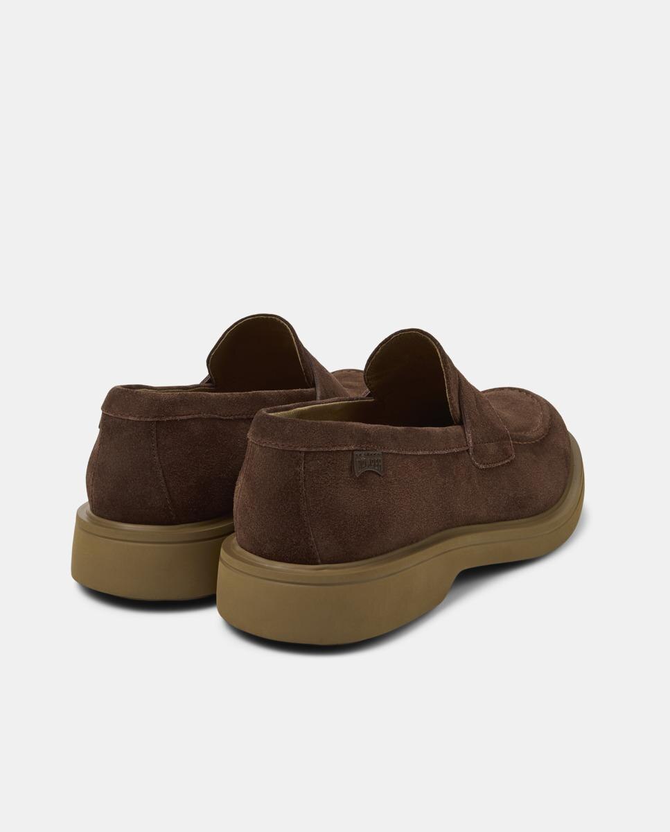 Mocassins Norman de Pele Castanho-3