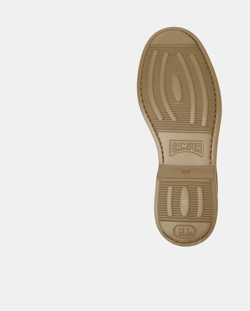 Mocassins Norman de Pele Castanho-4