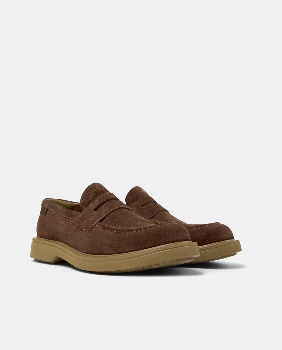 Mocassins Norman de Pele Castanho-5