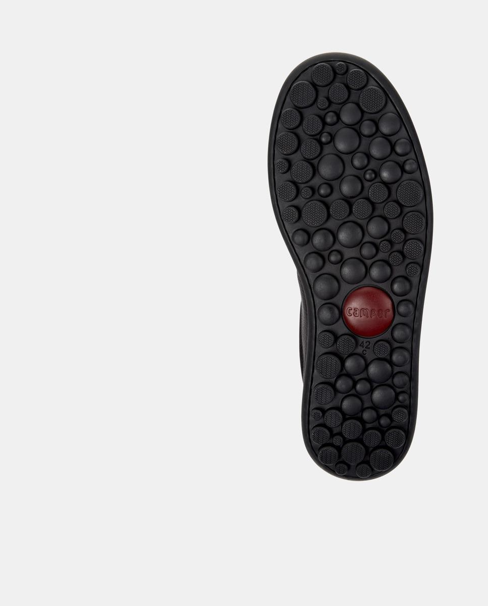 Sapatilhas Desportivas Pelotas Ariel com Atacadores em Pele Preto-4