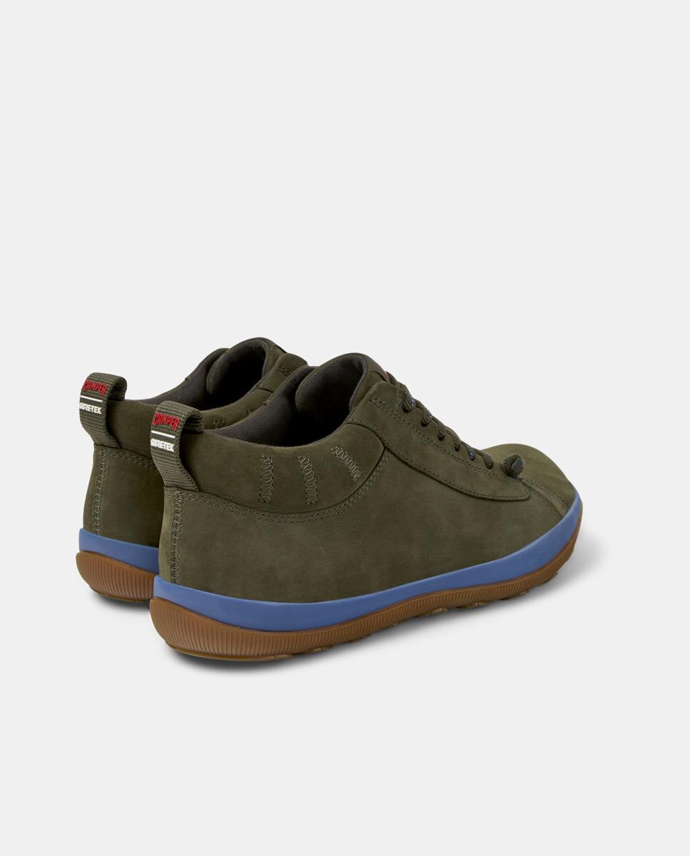 Sapatilhas de Pele Peu Pista Gm com Atacadores Verde-3