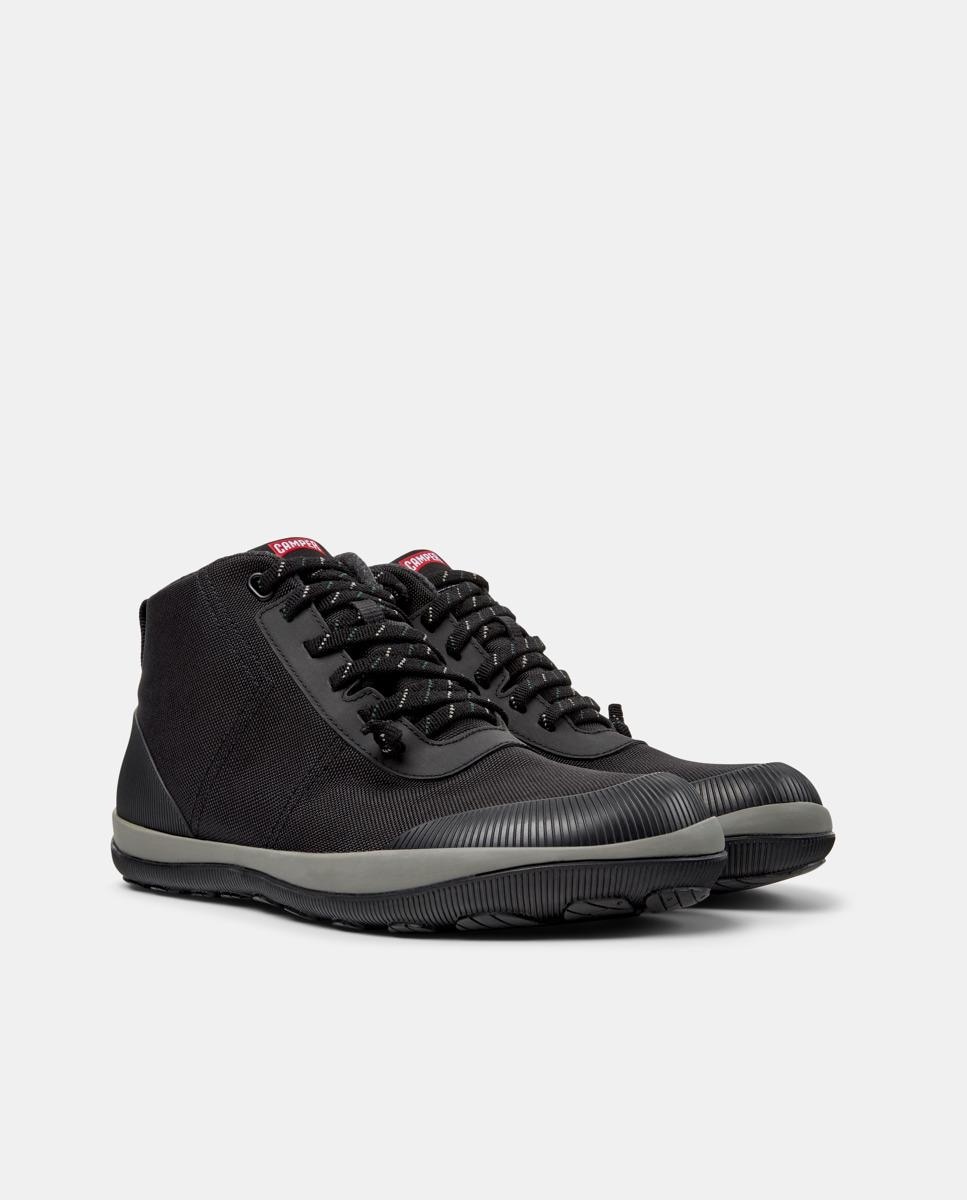 Botins Peu Pista Gm com Atacadores Preto-5