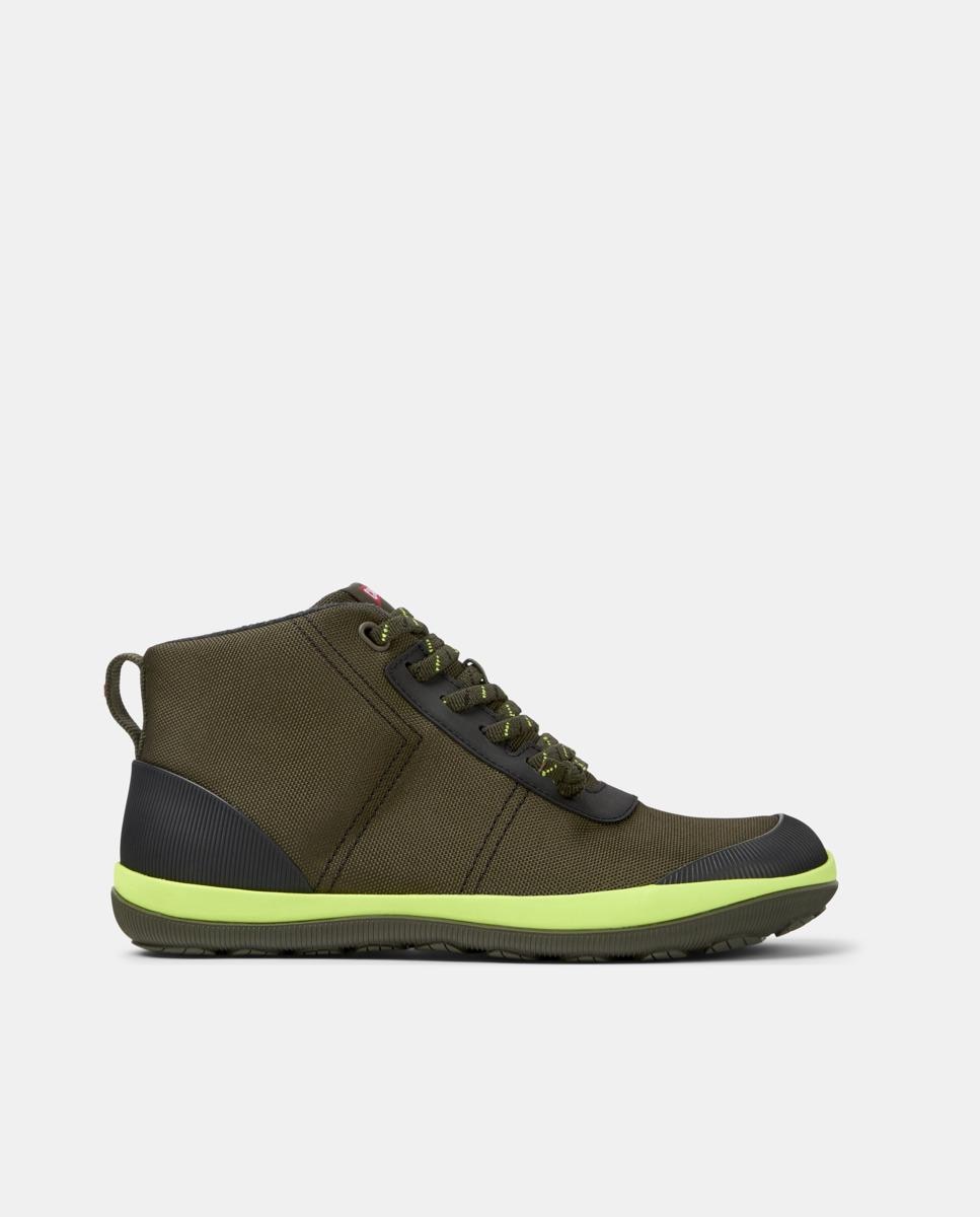Botins Peu Pista Gm com Atacadores Verde-escuro-1