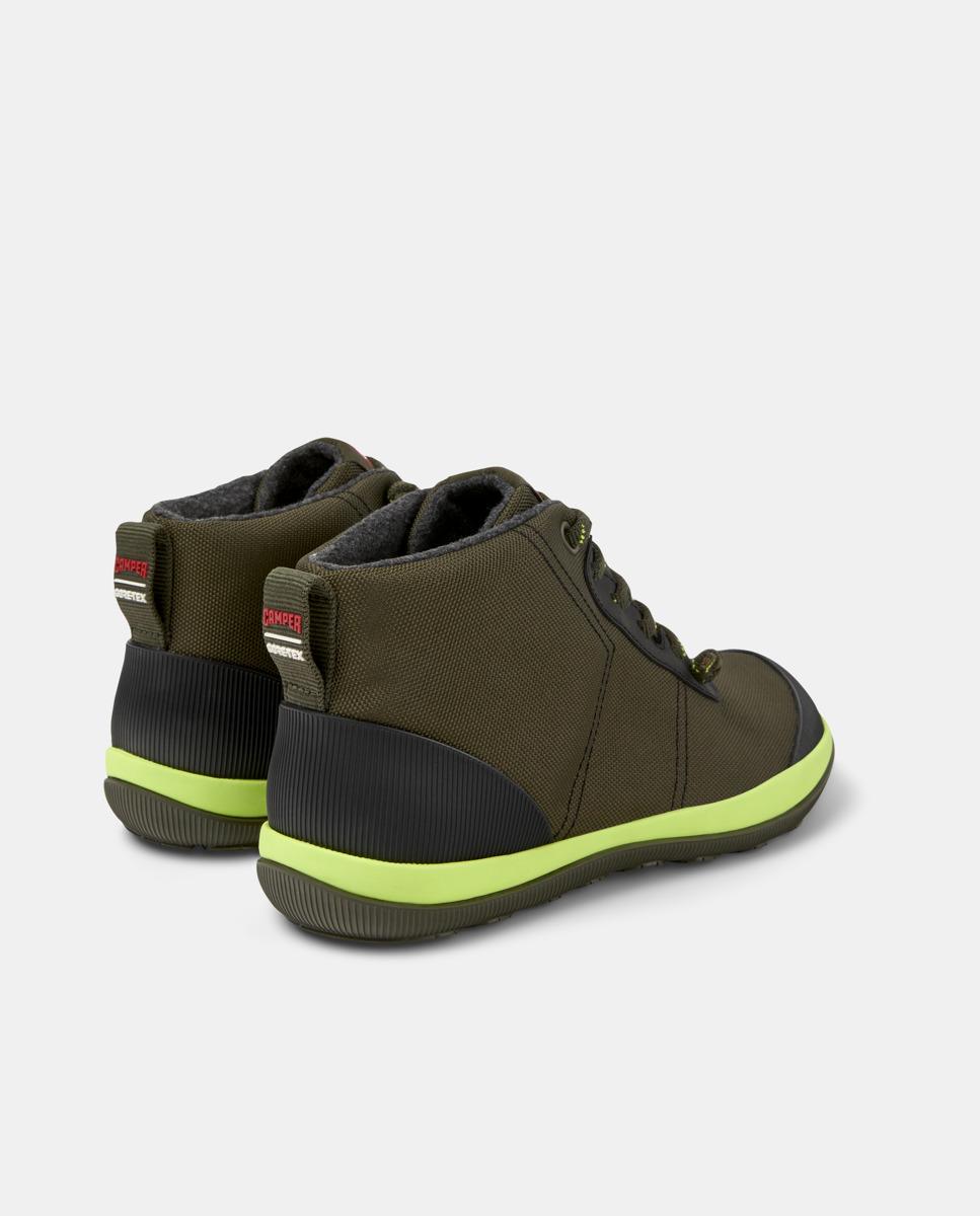Botins Peu Pista Gm com Atacadores Verde-escuro-3