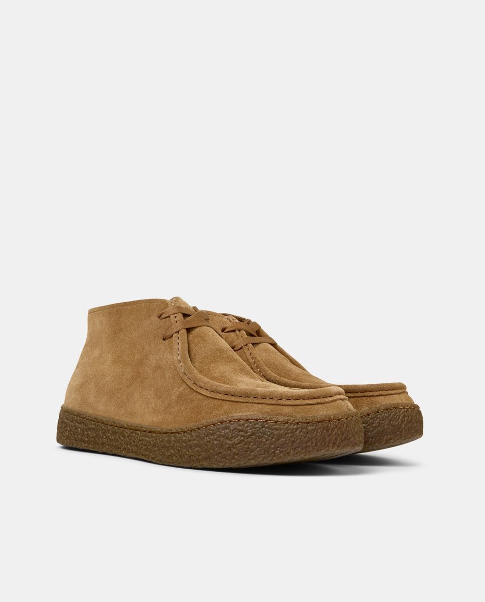 Botins de Pele Peu Terreno Castanho-5