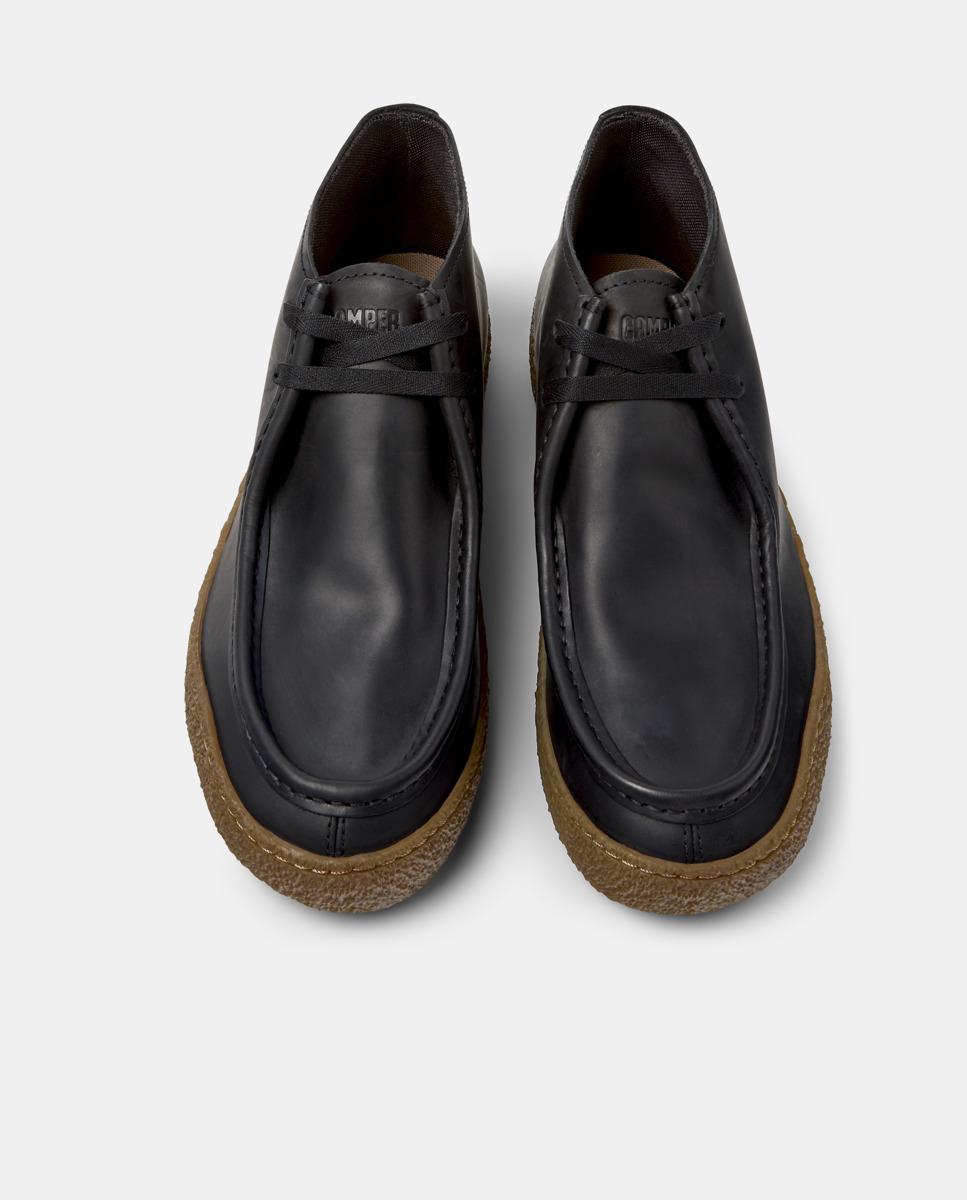 Botins de Pele Peu Terreno Preto-2