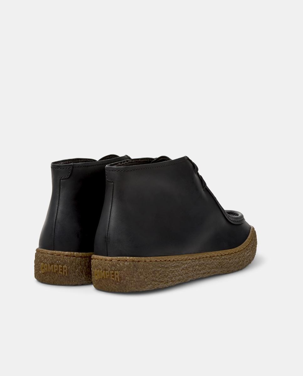 Botins de Pele Peu Terreno Preto-3