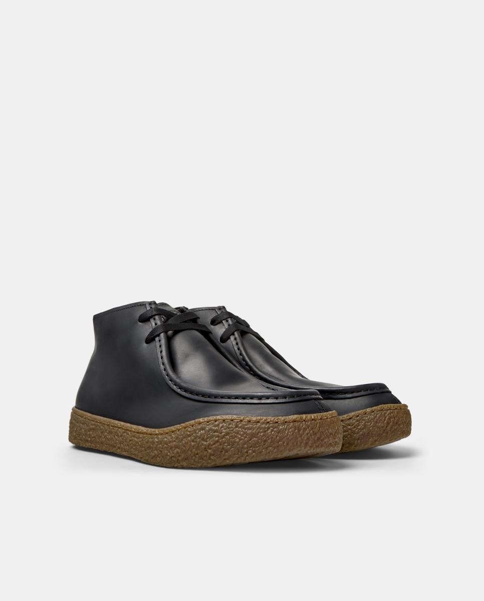 Botins de Pele Peu Terreno Preto-5