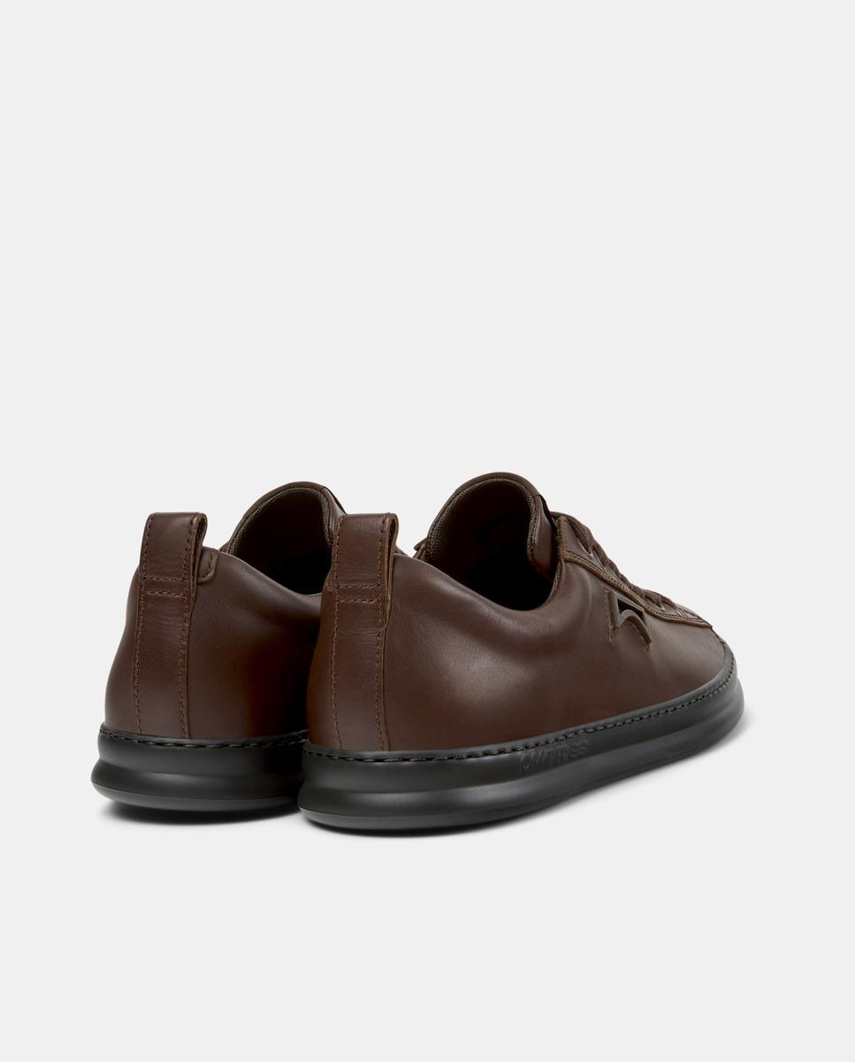 Sapatilhas Desportivas de Pele Runner Four Castanho-3
