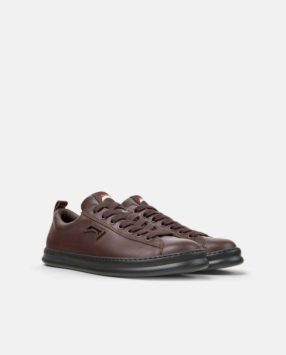 Sapatilhas Desportivas de Pele Runner Four Castanho-5