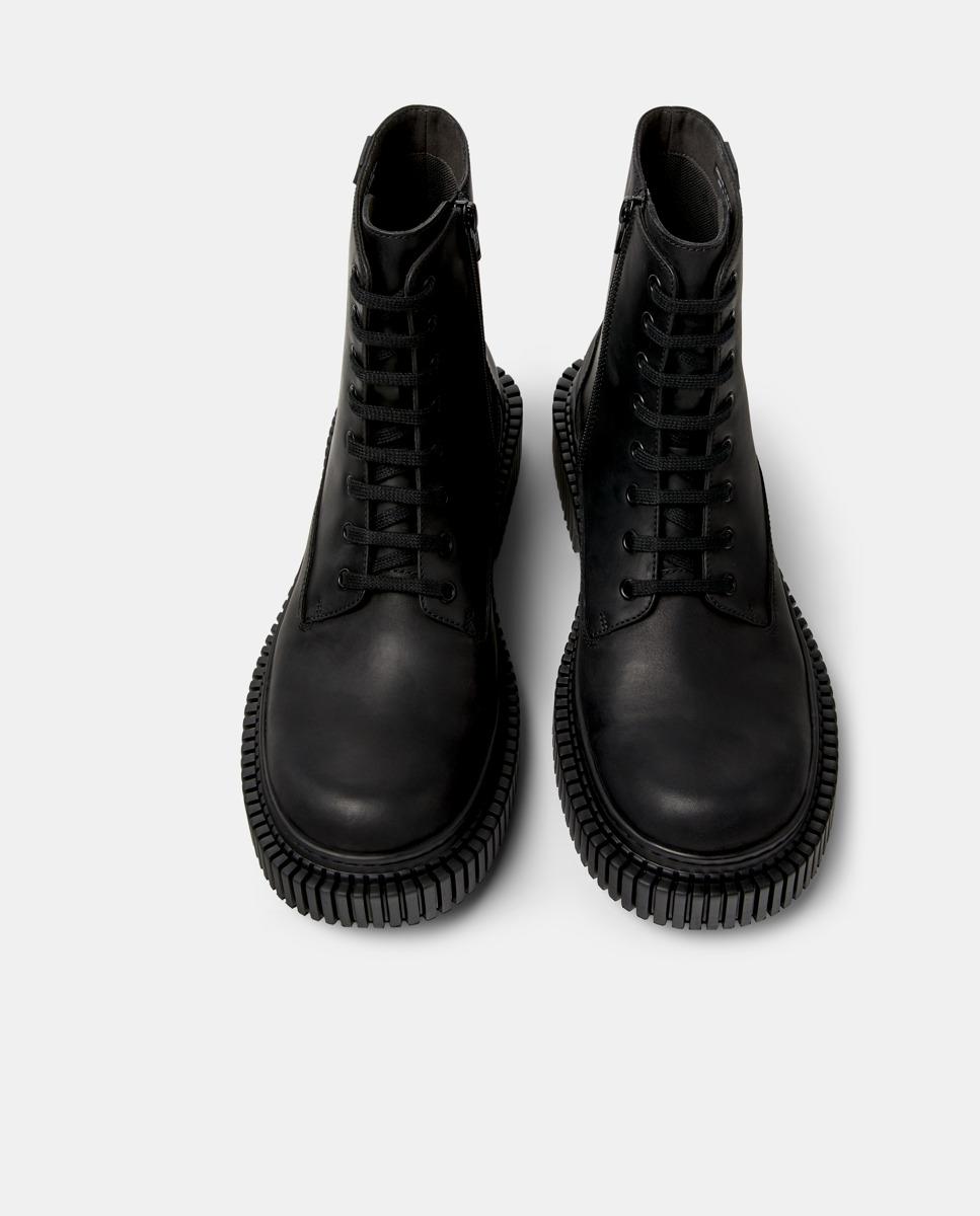 Botins de Pele Pix Berlin Preto-2