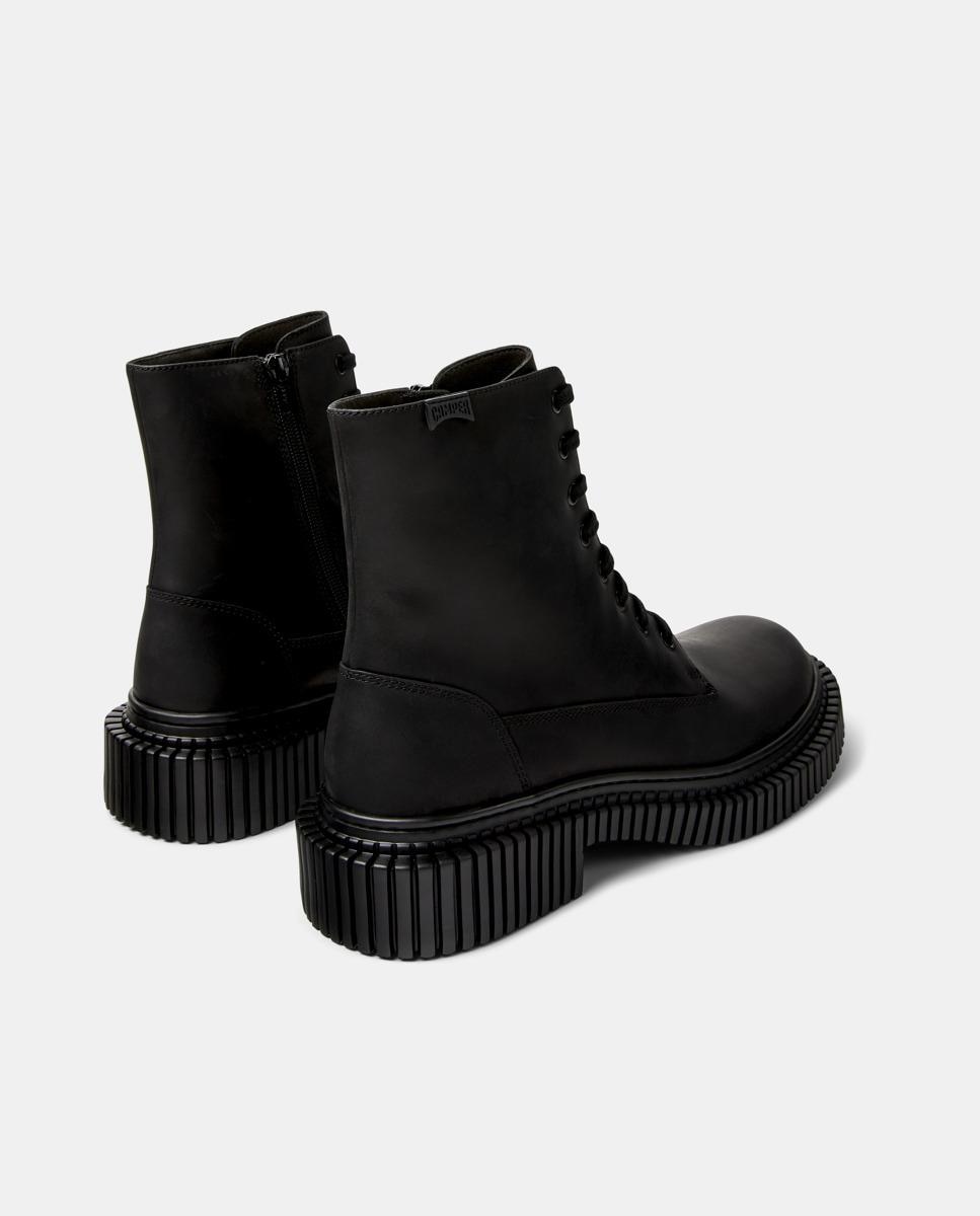 Botins de Pele Pix Berlin Preto-3