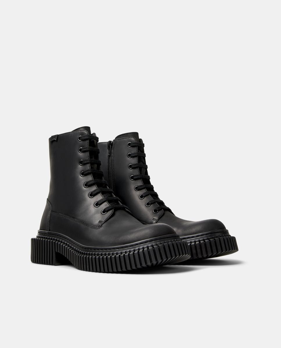 Botins de Pele Pix Berlin Preto-5