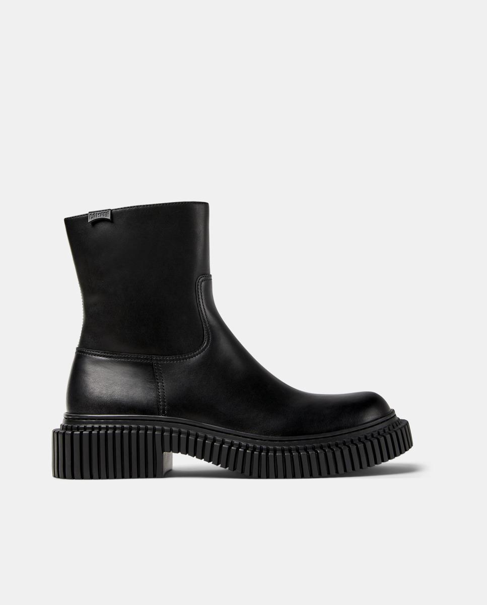 Botins de Pele Pix Berlin Preto-1