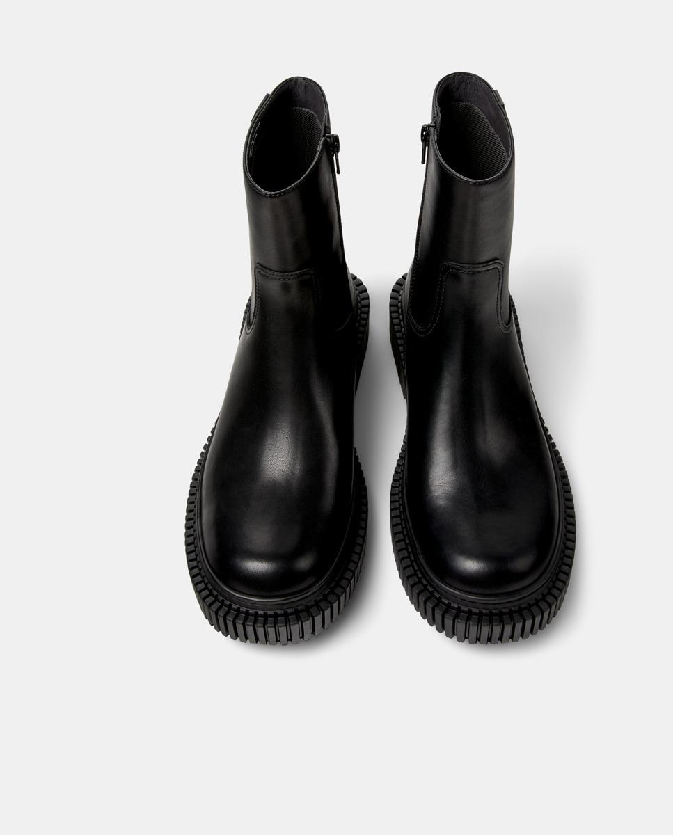 Botins de Pele Pix Berlin Preto-2