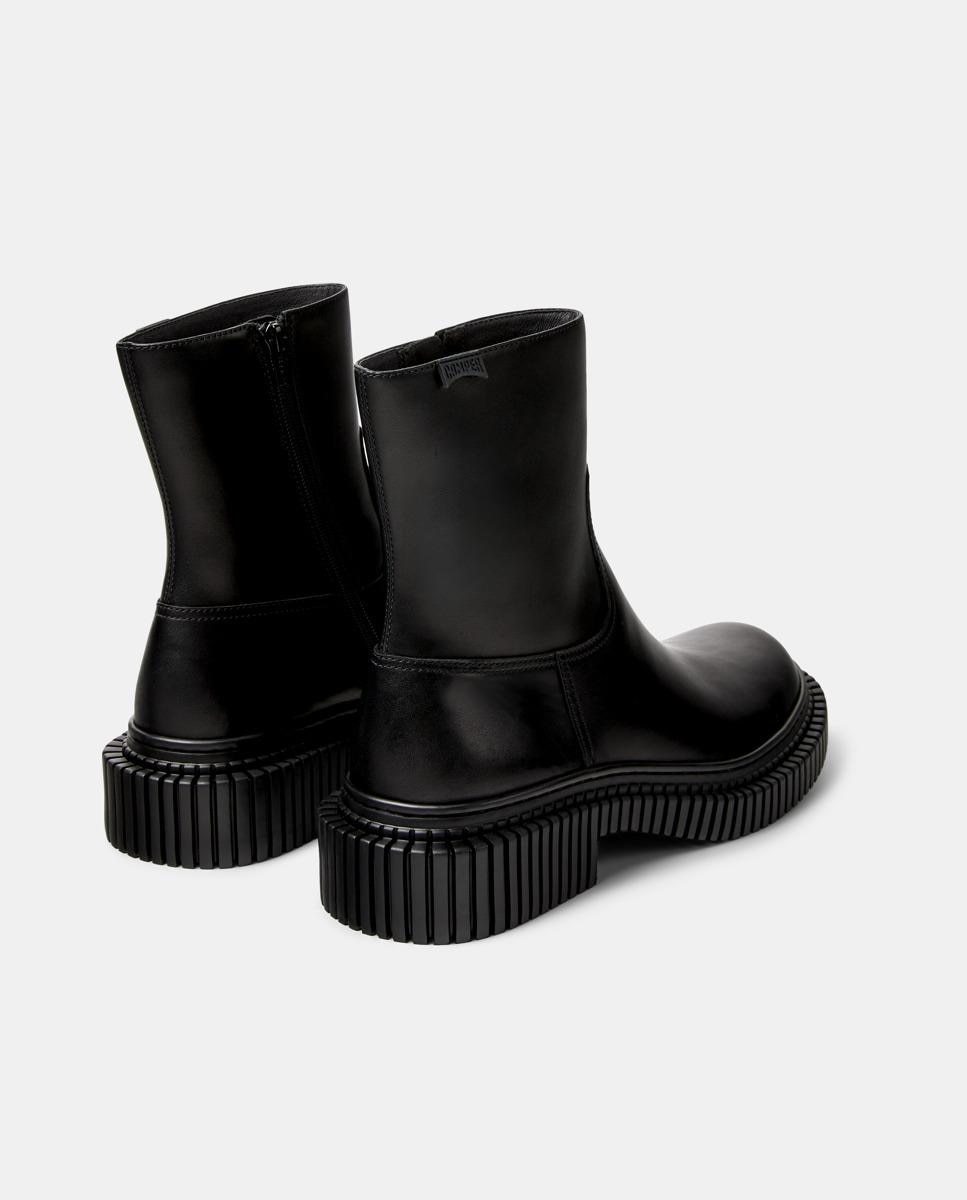 Botins de Pele Pix Berlin Preto-3