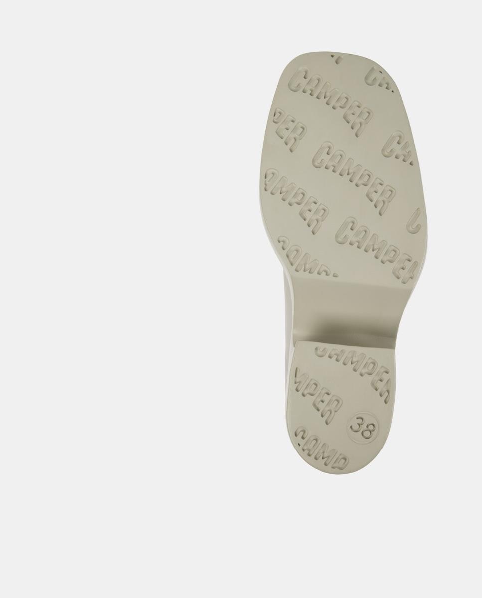 Sabrinas Billie com Tacão Bloco Bege-4