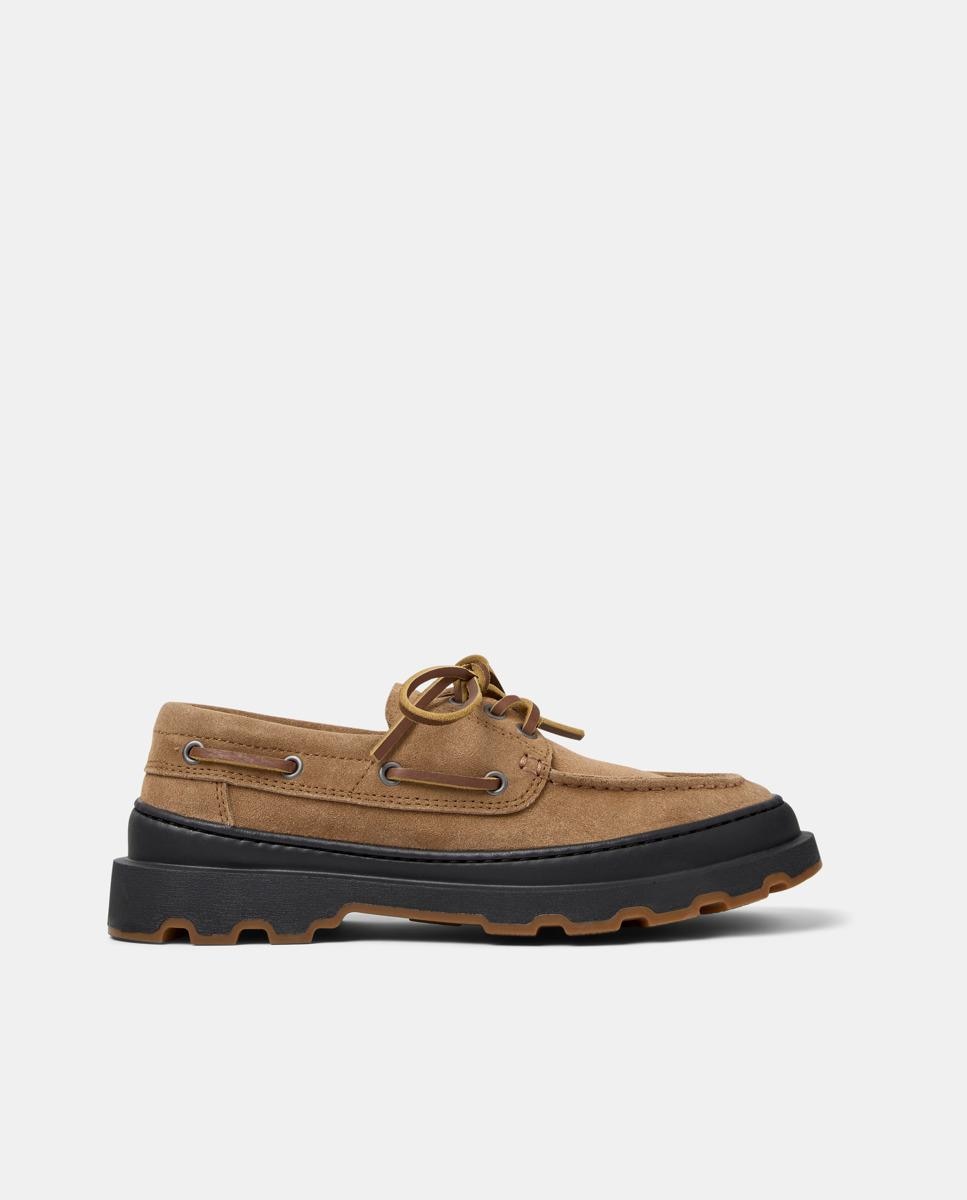 Mocassins Brutus+ de Pele Castanho-1