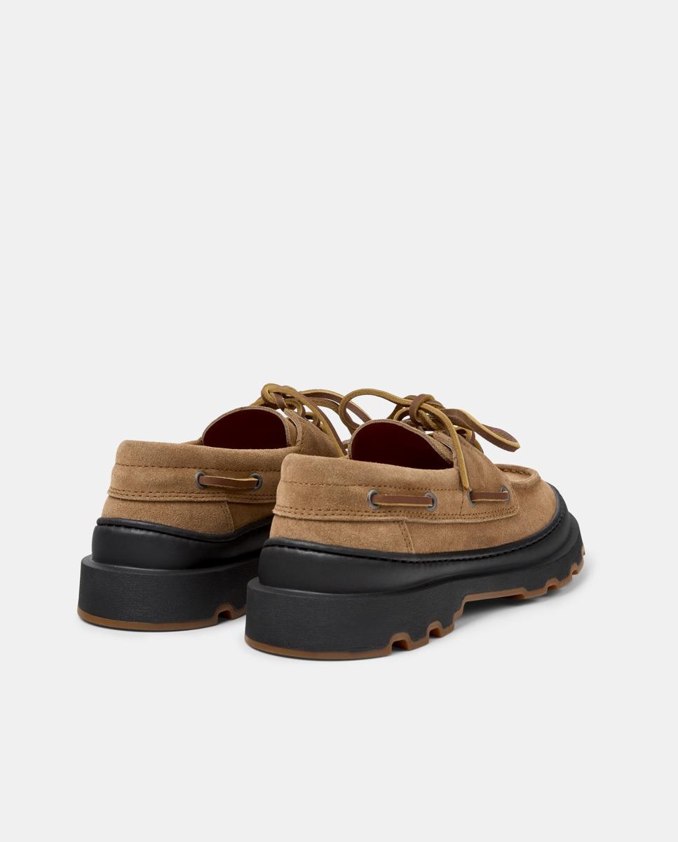 Mocassins Brutus+ de Pele Castanho-3