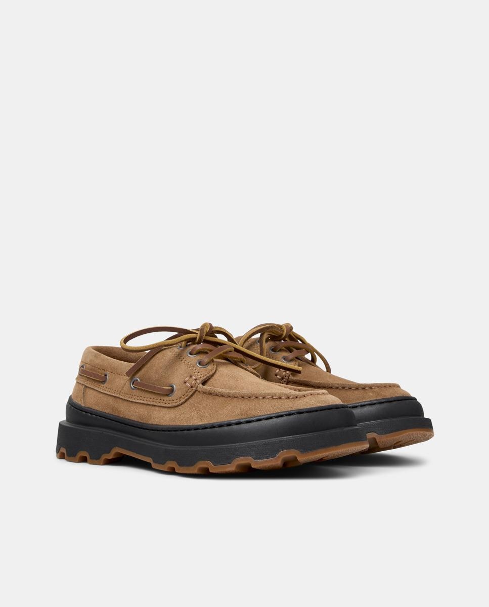 Mocassins Brutus+ de Pele Castanho-5