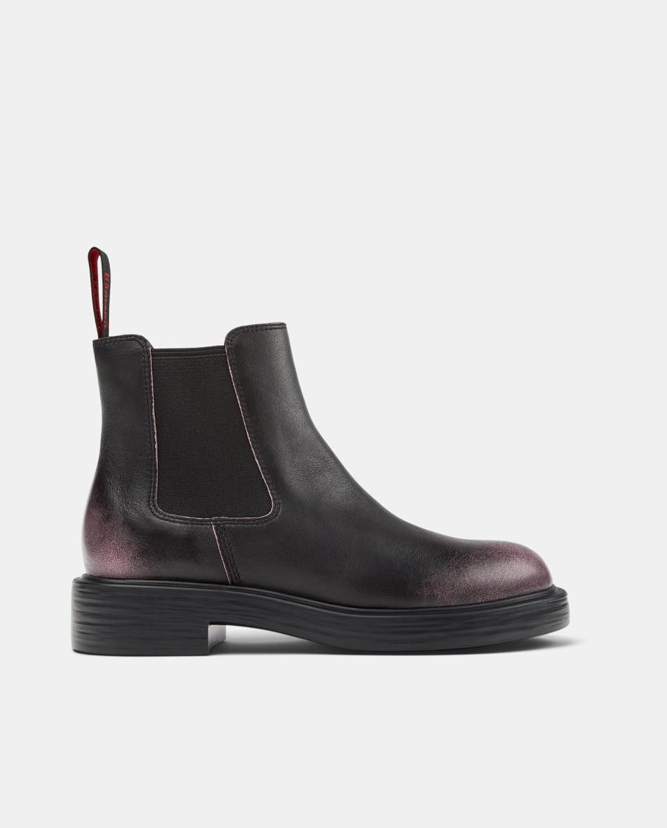 Botins de Pele Dean Preto-1