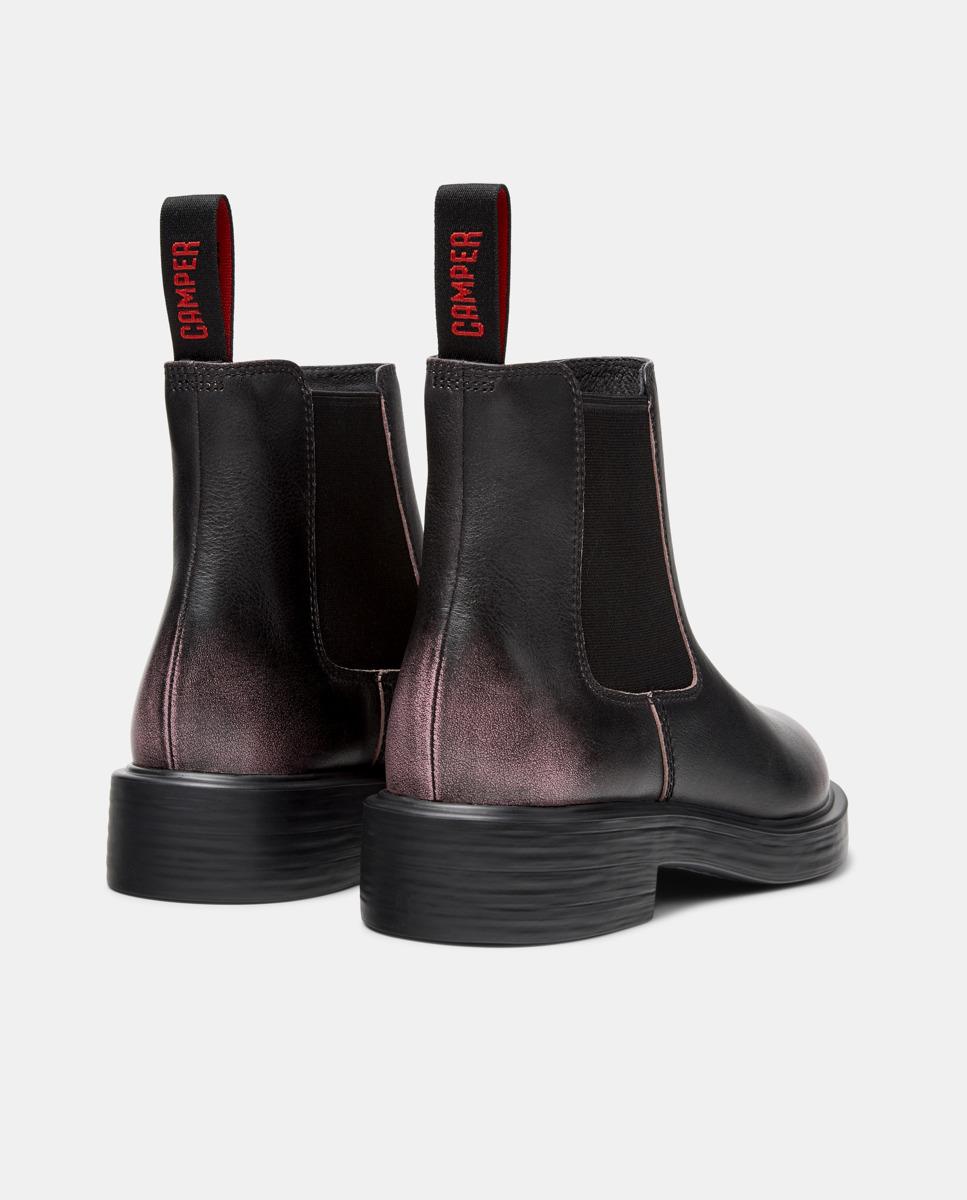 Botins de Pele Dean Preto-2