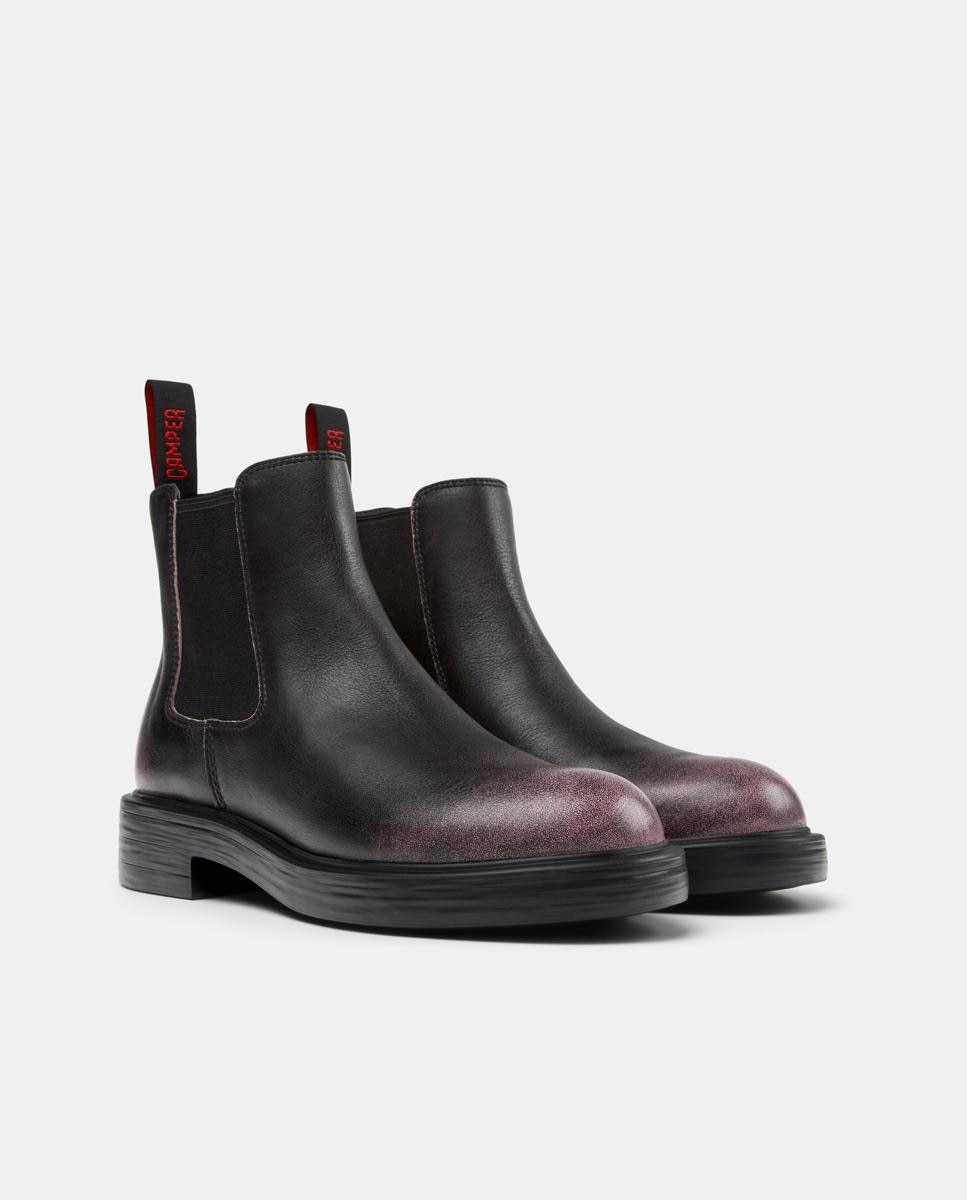 Botins de Pele Dean Preto-4