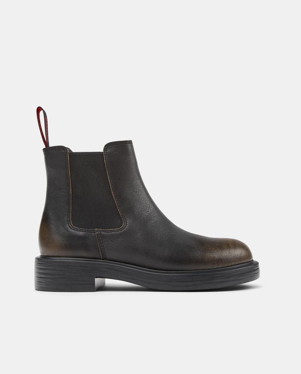 Botins de Pele Dean Preto-1