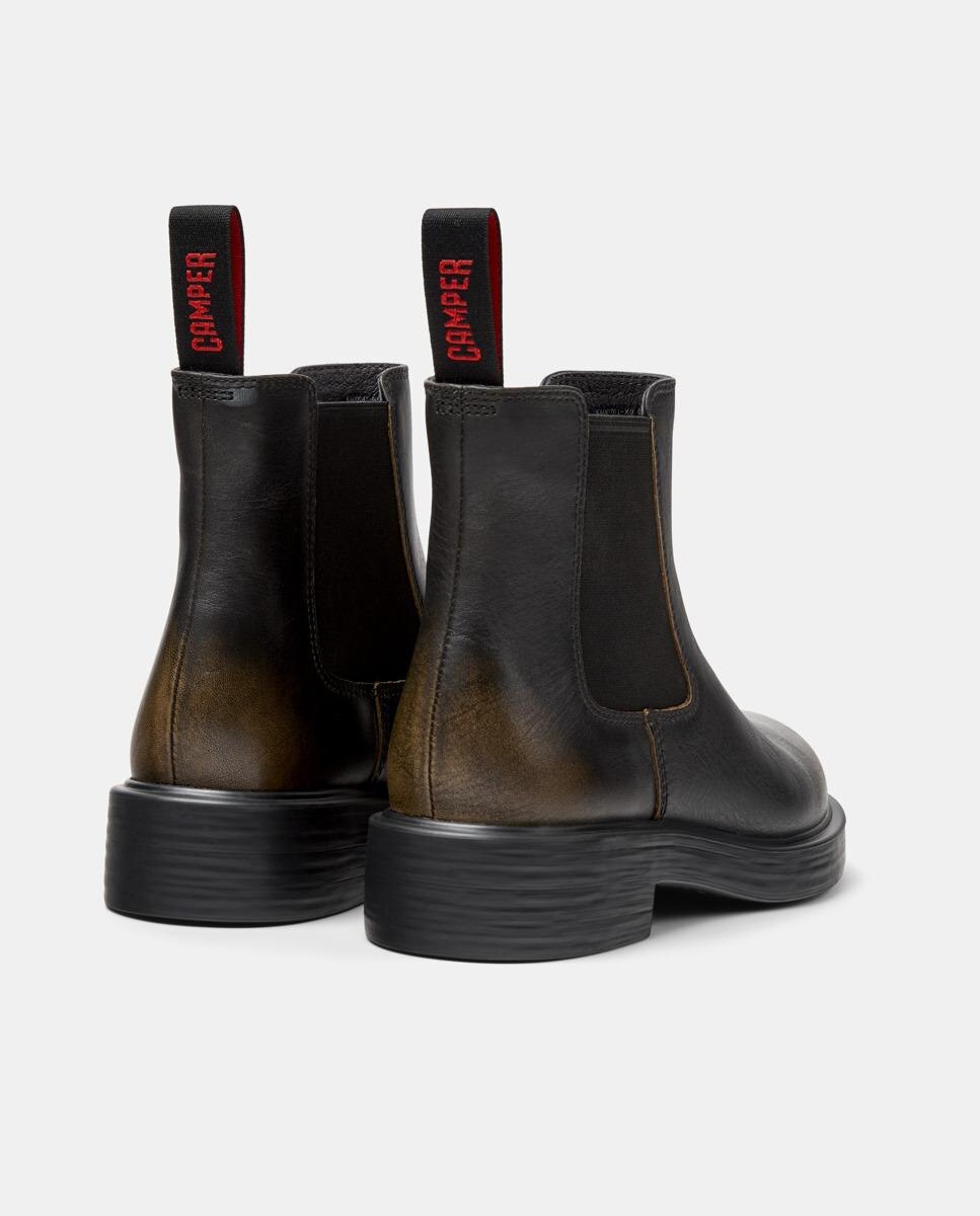 Botins de Pele Dean Preto-2