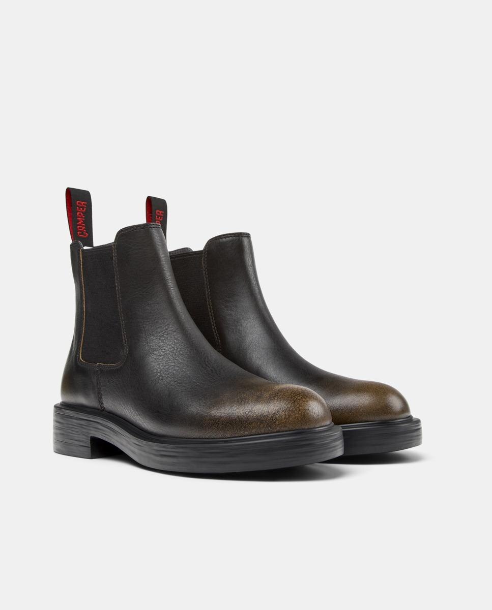 Botins de Pele Dean Preto-4