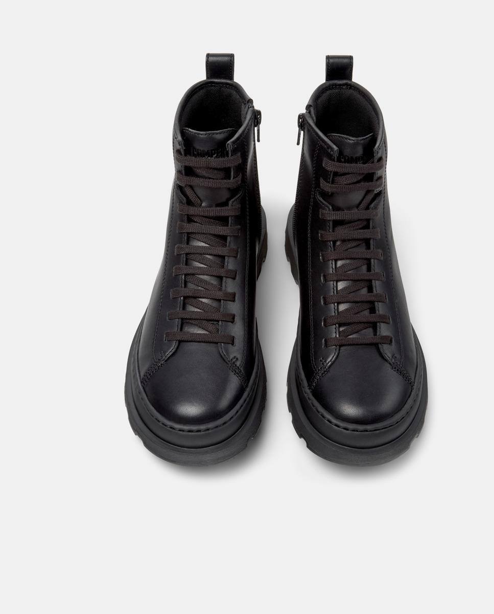 Botins de Pele Brutus+ Preto-2