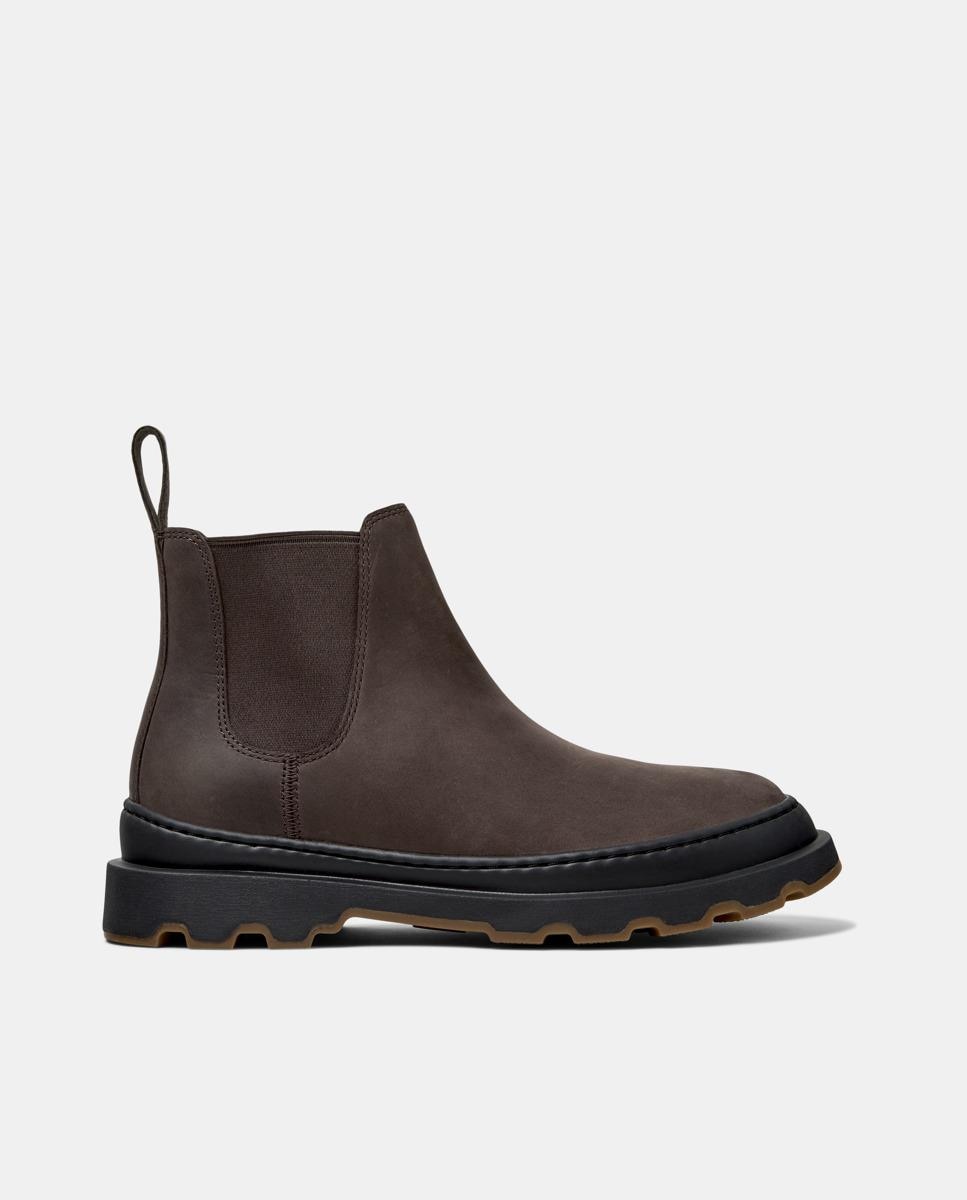 Botins de Pele Brutus+ Castanho-1