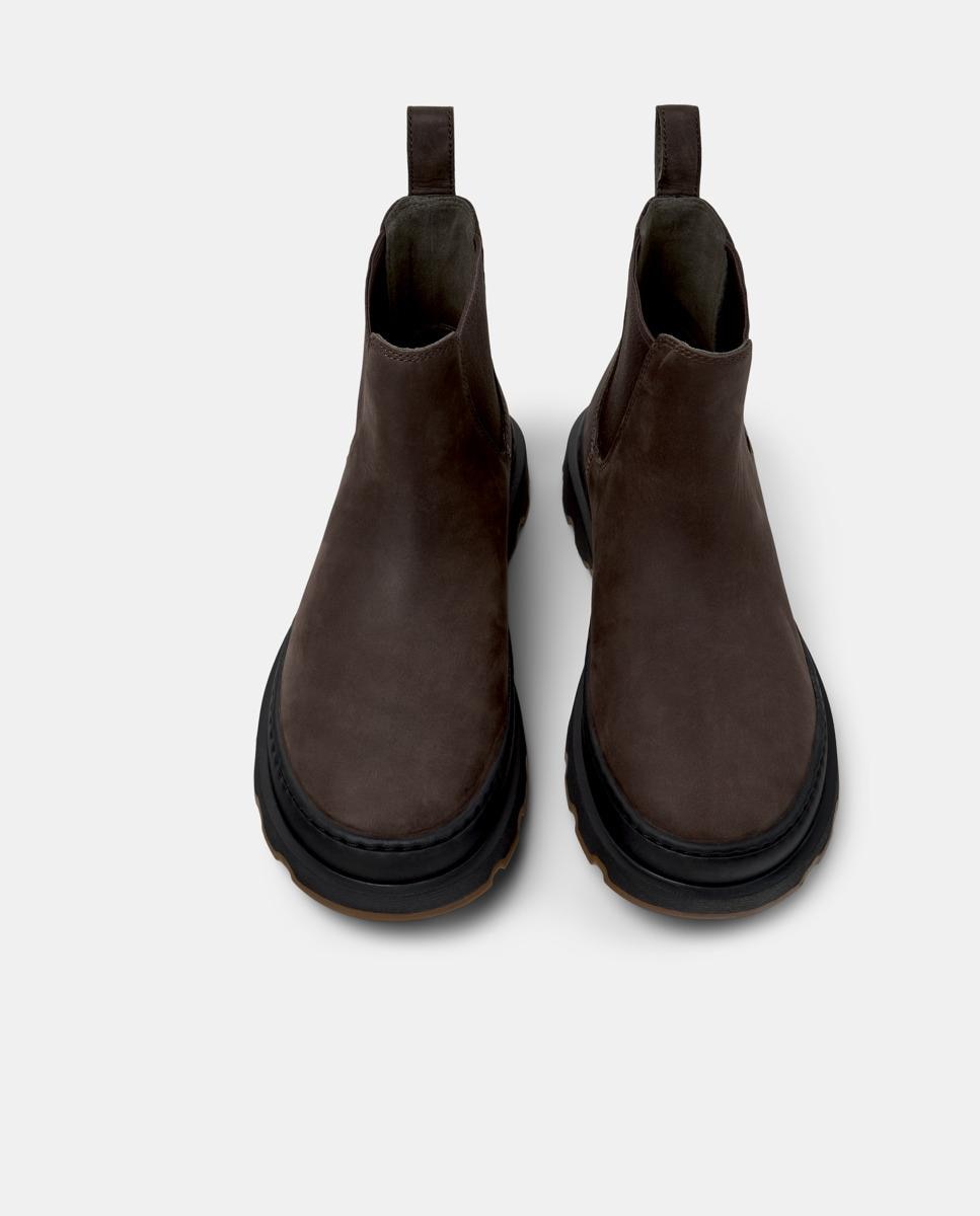 Botins de Pele Brutus+ Castanho-2