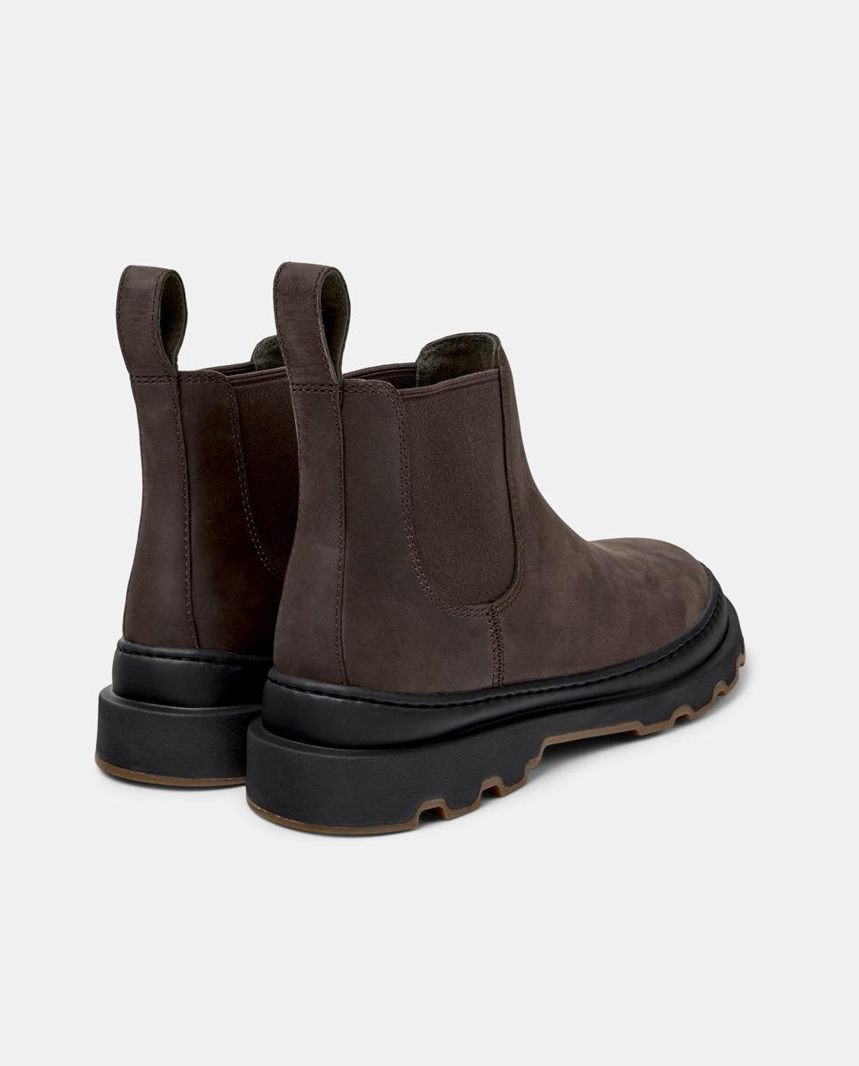 Botins de Pele Brutus+ Castanho-3