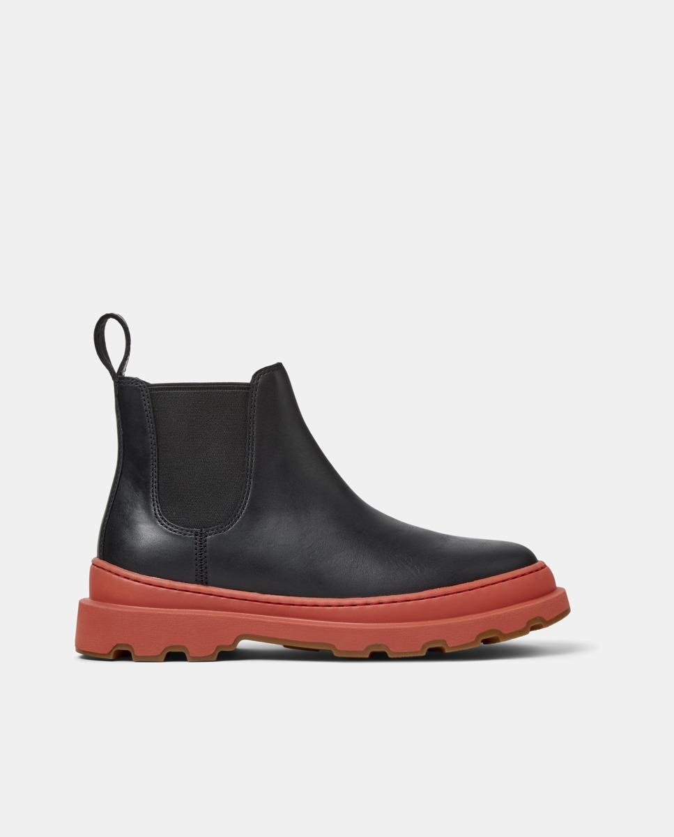 Botins de Pele Brutus+ Preto-1