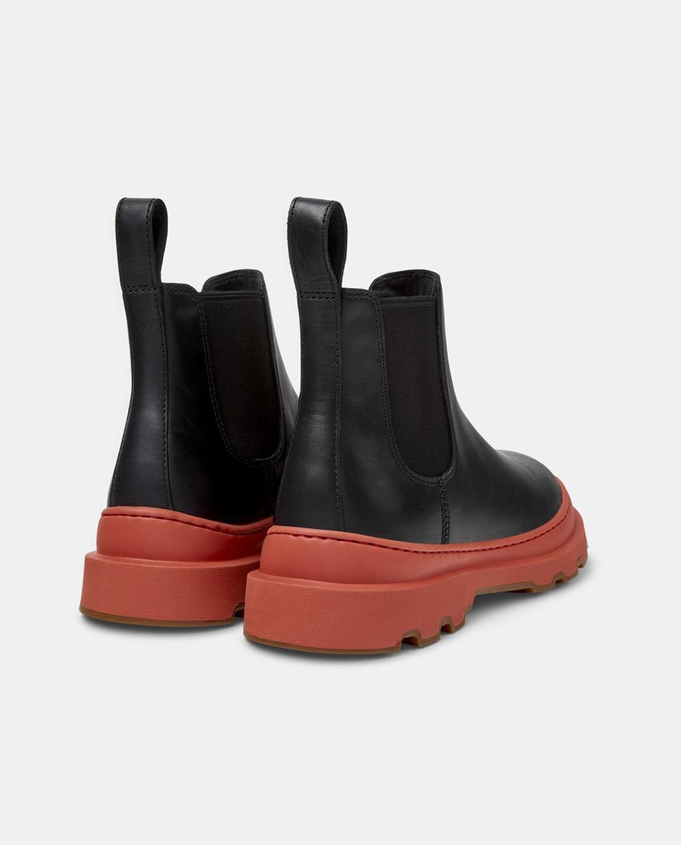 Botins de Pele Brutus+ Preto-3