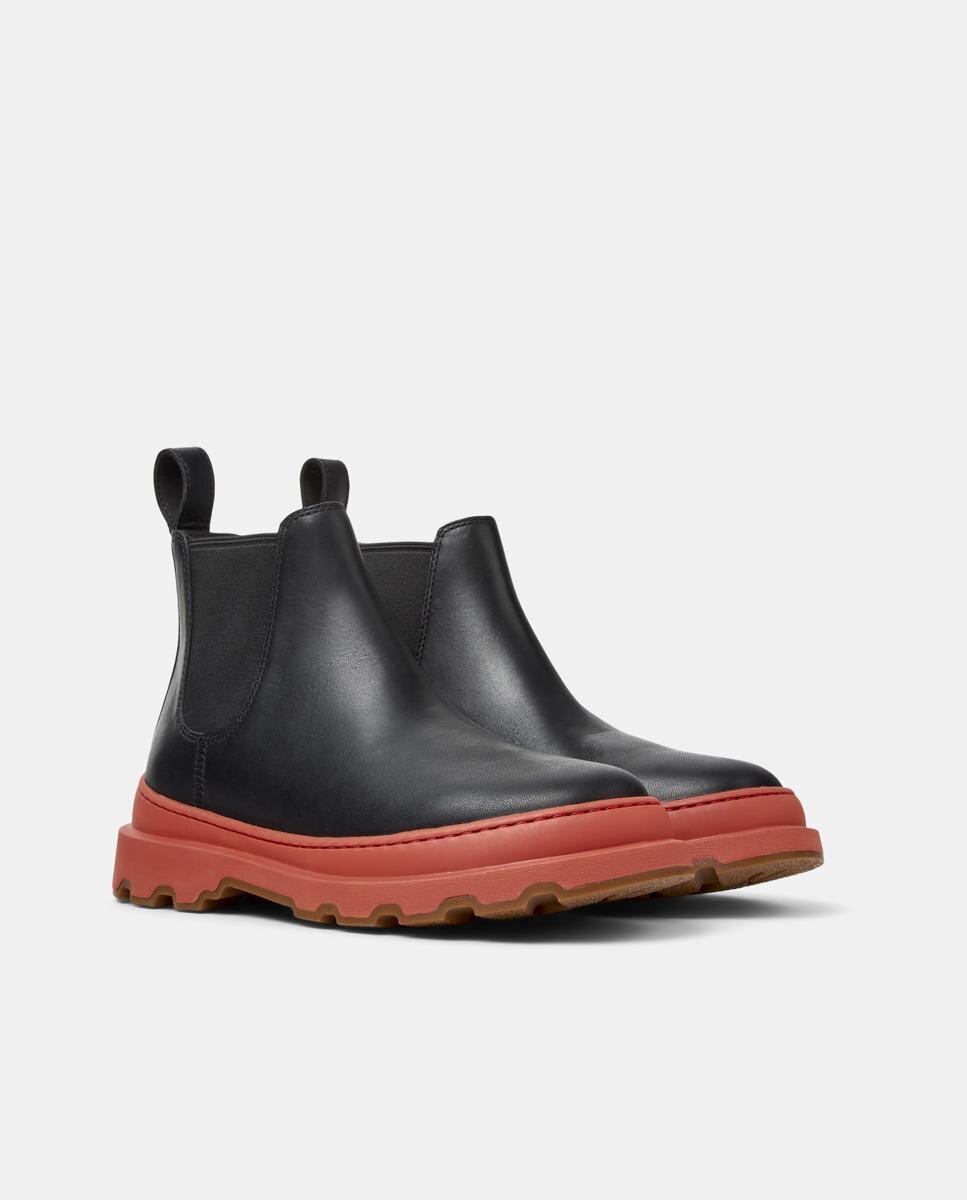 Botins de Pele Brutus+ Preto-5