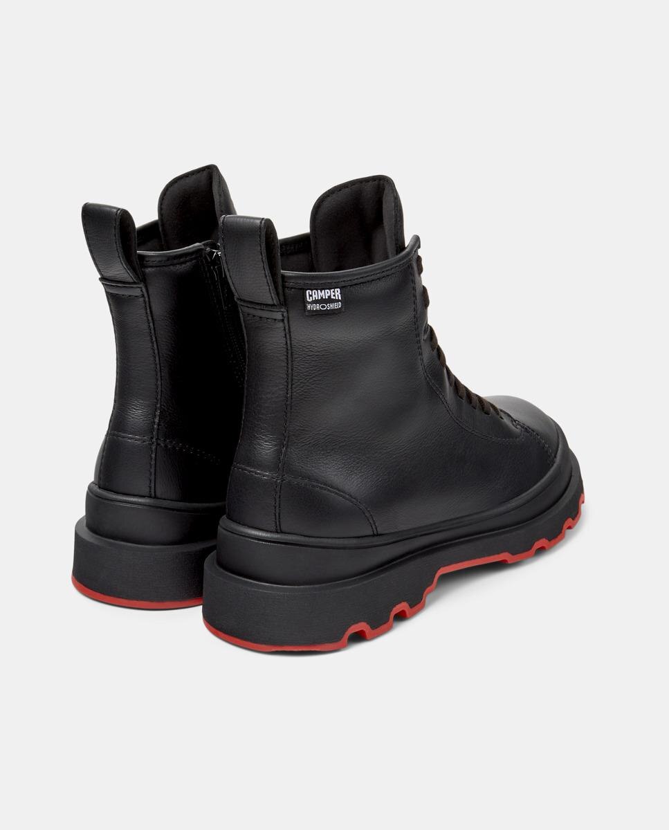 Botins de Pele Brutus+ Preto-3
