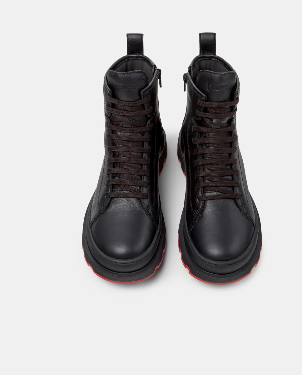 Botins de Pele Brutus+ Preto-2