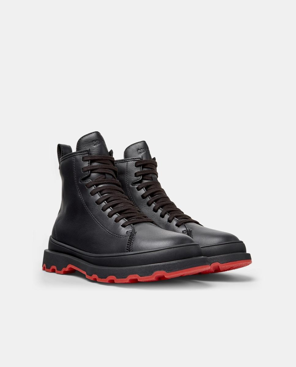 Botins de Pele Brutus+ Preto-5