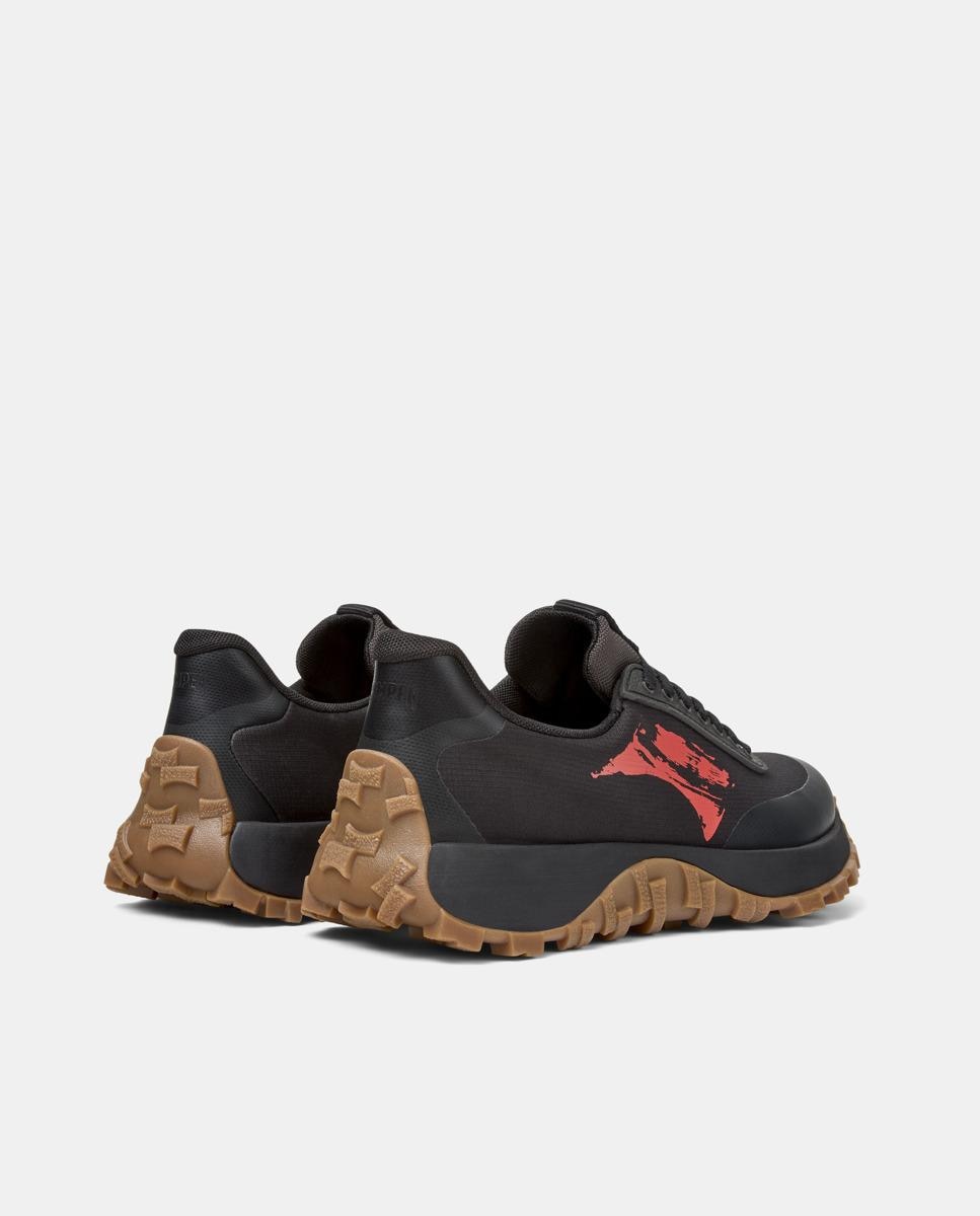 Sapatilhas Desportivas Drift Trail com Atacadores Preto / Vermelho-3
