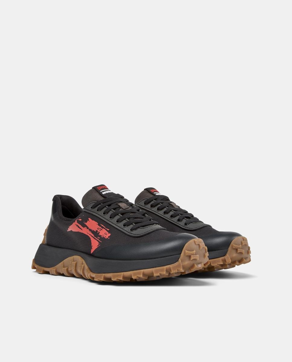 Sapatilhas Desportivas Drift Trail com Atacadores Preto / Vermelho-5